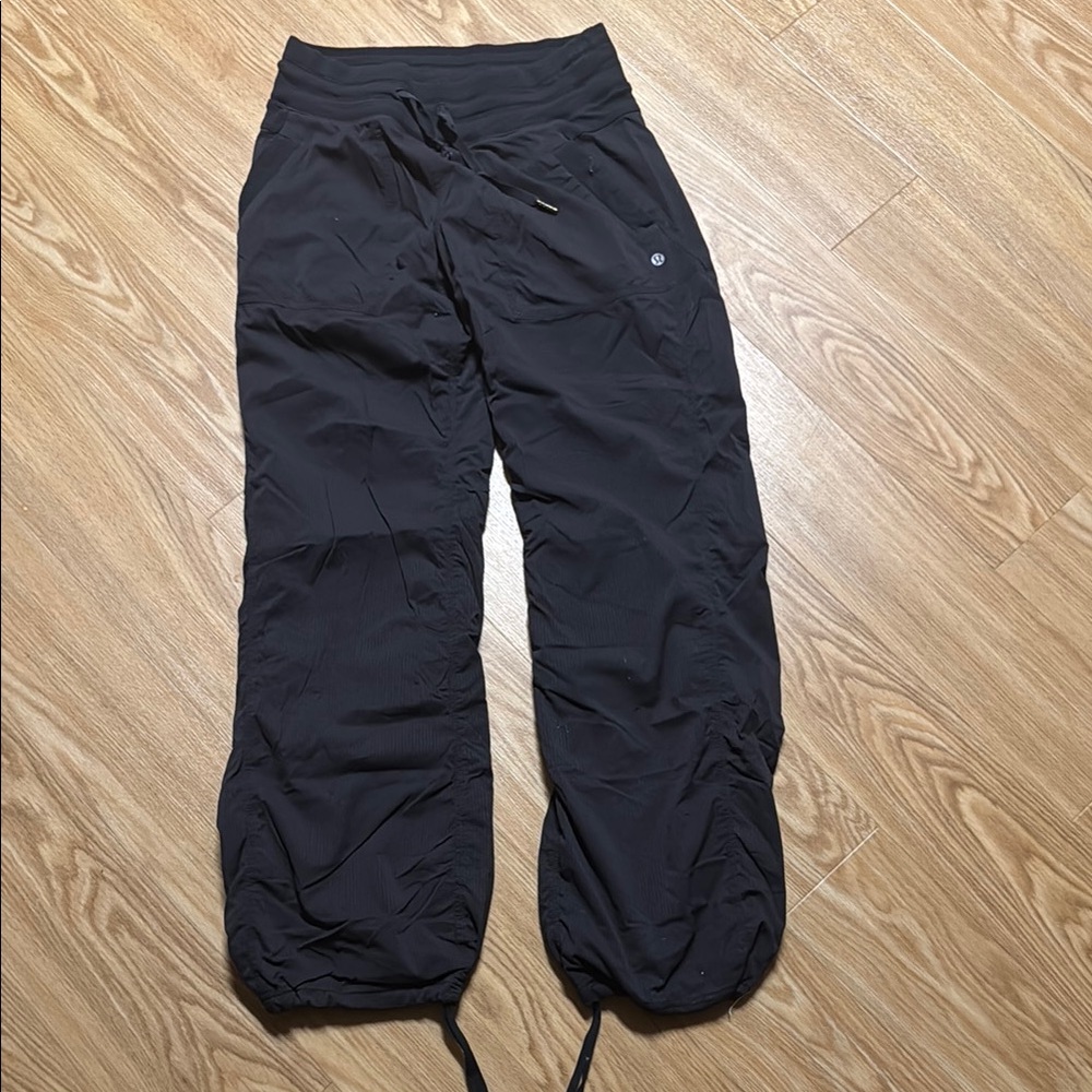 Lululemon Athletica Black Joggers with Elastic Cuffs